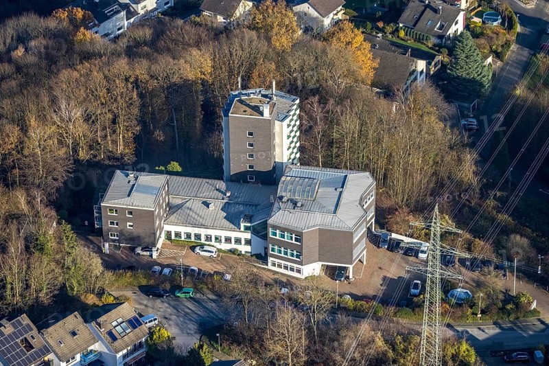 Aerial photo, Ambulanticum Herdecke, Herdecke, Ruhr area, North Rhine-Westphalia, Germany, DE, Europe, birds-eyes view, aerial photograph, aerial photography, aerial photography, overview, overview, bird's eye view