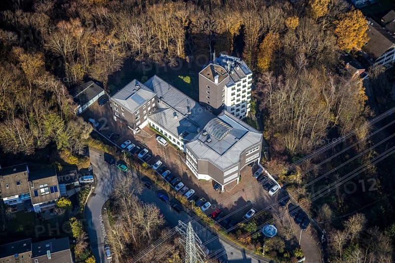 Aerial photo, Ambulanticum Herdecke, Herdecke, Ruhr area, North Rhine-Westphalia, Germany, DE, Europe, birds-eyes view, aerial photograph, aerial photography, aerial photography, overview, overview, bird's eye view