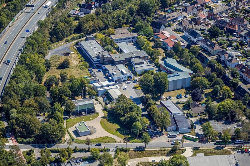 Aerial photo, wewole STIFTUNG Herne Castrop-Rauxel, Herne, Ruhr area, North Rhine-Westphalia, Germany, DE, Europe, aerial photo, aerial photography, aerial photography, people with disabilities, Rhine-Ruhr metropolitan region, social institution, overview, bird's-eye view, overview