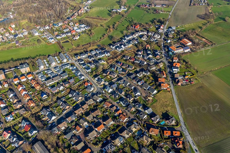 Aerial view, local view Braam-Ostwennemar, development area Im Grünen Winkel, primary school Im grünen Winkel, Hamm, Ruhr area, North Rhine-Westphalia, Germany, 59071 Hamm, education, educational institution, Brandheide, DE, detached houses, Europe, primary school, property tax, real estate, educational institute, aerial view, aerial photography, aerial photography, terraced houses, school, overview, bird's eye view, meadows and fields, housing estate, living and life, residential area, residential houses, residential quality, housing estate, bird's eye view, overview