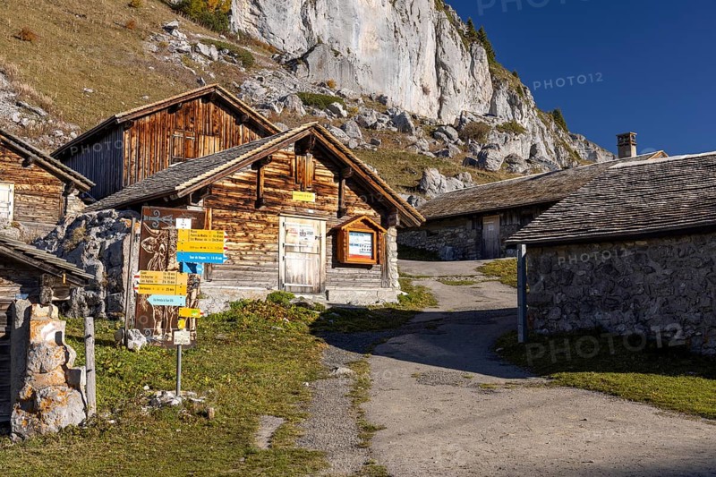 Hütten, Siedlung Aï, Leysin, Vaud, Switzerland
