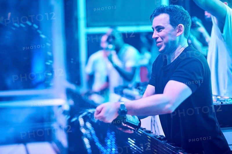 EDITORIAL and NEWS ONLY, DJ Hardwell spraying champagne at Starbeach events festival Hersonissos, Crete, Greece, on 17. July 2017