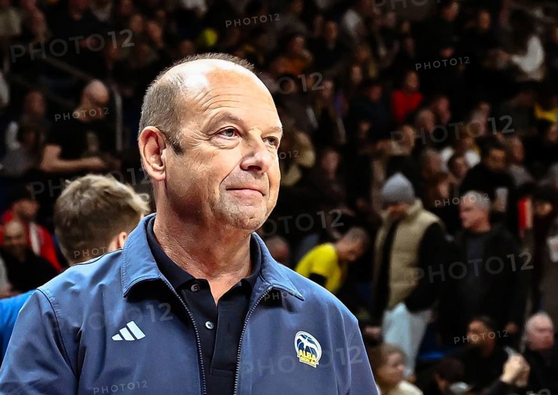 Basketball BBL Bundesliga, Alba Berlin - FC Bayern Munich Basketball from left Marco Baldi (Alba Berlin #Geschaeftsfuehrer)