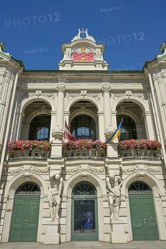 Latvian National Theatre, Old Town, Riga, Latvia