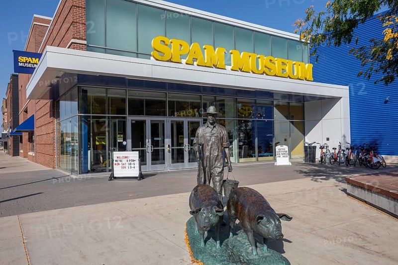 Austin, Minnesota - The SPAM Museum. SPAM is a lunch meat made of pork and ham, canned by Hormel Foods