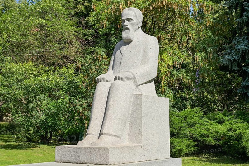 Memorial, composer Alfreds Kalnins, City Park, Riga, Latvia