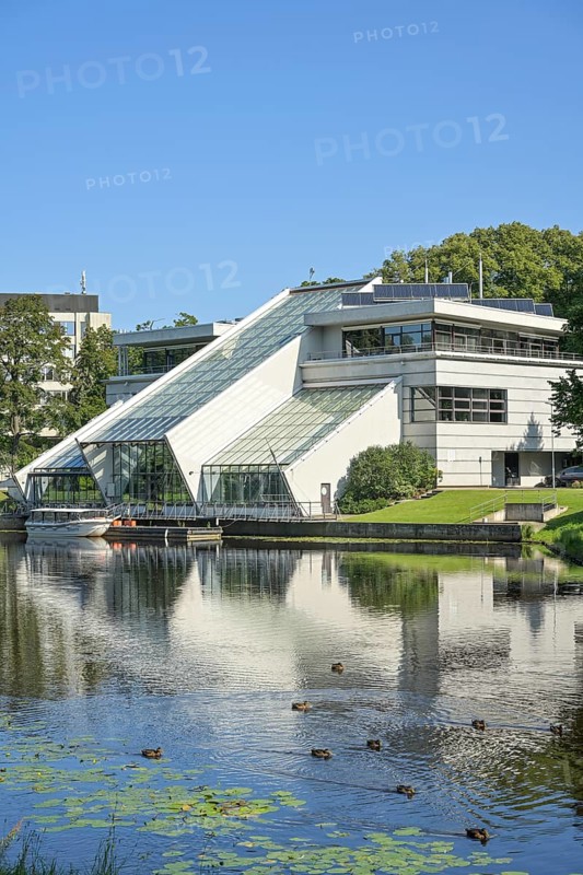 Port Authority House, Brivostas Parvalde, Kronvalda Park, Canal, Riga, Latvia