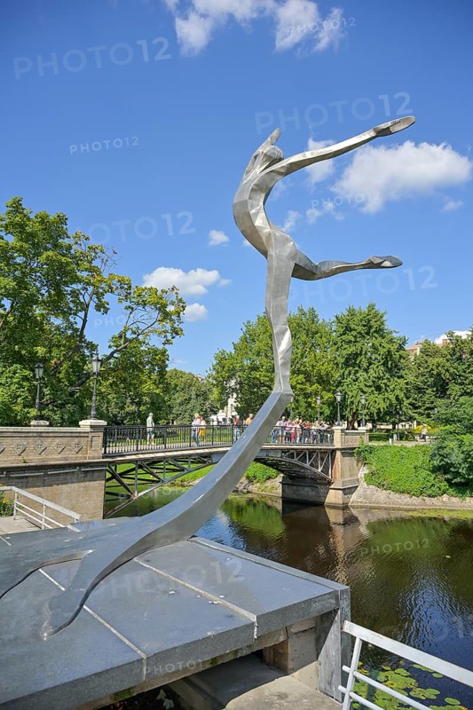 Memorial, ballet dancer Maris Rudolfs Liepa, City Park, Riga, Latvia