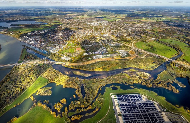Aerial view, lip mouth area general view construction site, town view Wesel, Wesel, Lower Rhine, North Rhine-Westphalia, Germany, construction area, building land, building plots, construction project, construction project, construction site, DE, Europe, large construction site, property tax, real estate, aerial photography, aerial photography, new building, overview, bird's eye view, residential complex, living and living, residential area, residential area, residential area, residential area, residential area, residential area, residential area, residential district, residential development, residential district, birds-eyes view, overview