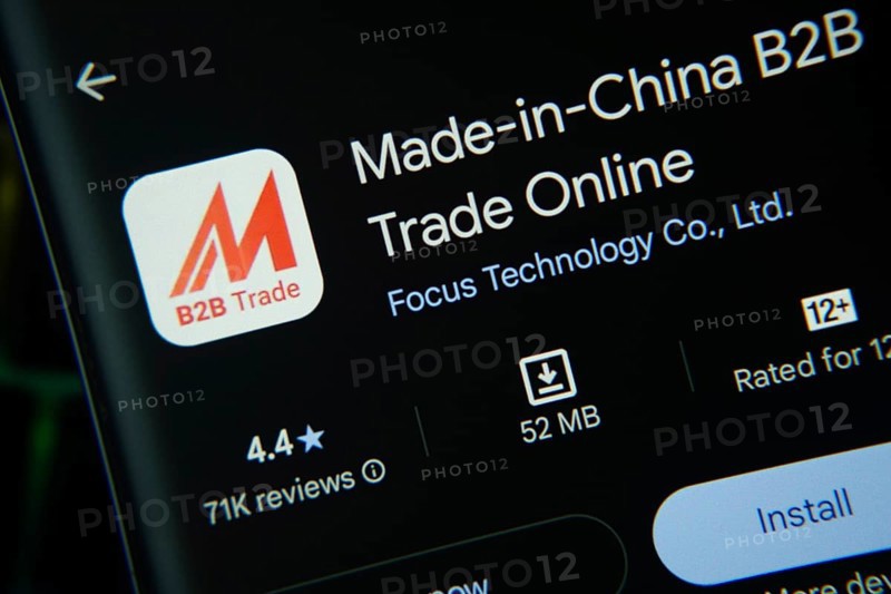 Dhaka, Bangladesh- 27 July 2025: Made in China app from Google Playstore is displayed on a smartphone screen