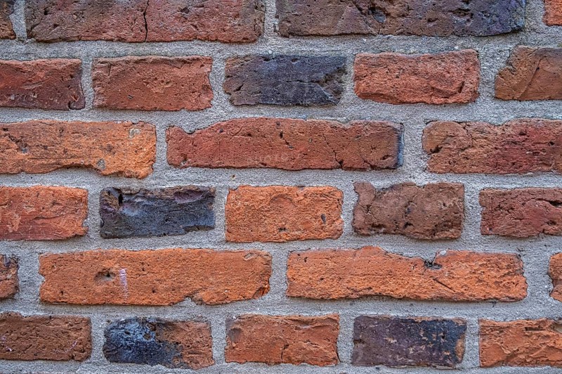 House wall, brick wall, brick wall, background, texture, Münsterland, North Rhine-Westphalia, Germany