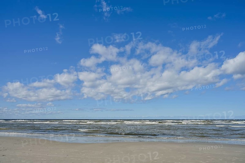 Clouds, Baltic Sea, beach, waves, Jurmala, Latvia