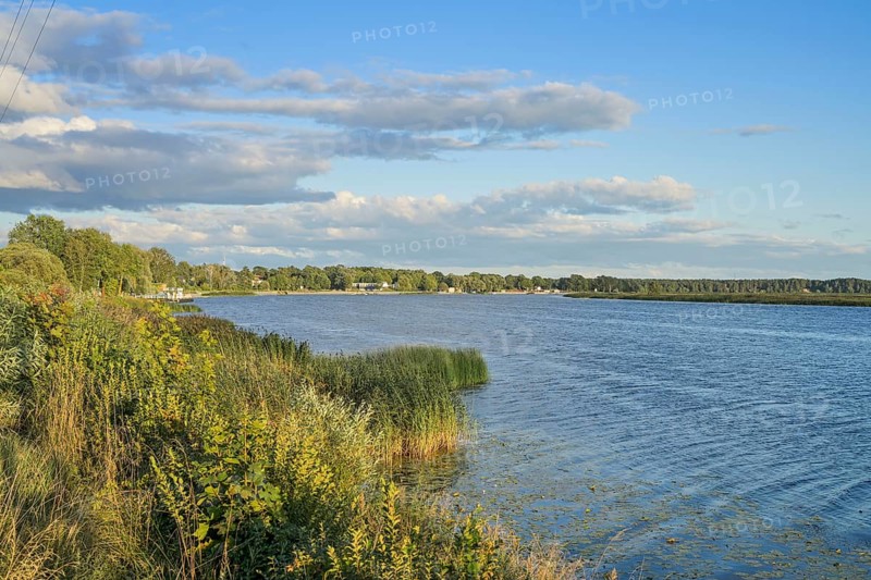 Lielupe River, Kurländische Aa near Jurmala, Latvia