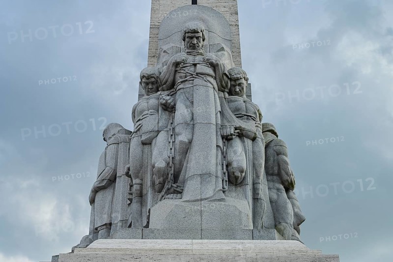 Freedom Monument, statue in honor of Latvians who died in the War of Independence from 1918 to 1920, Central District, Old Town, Riga, Latvia