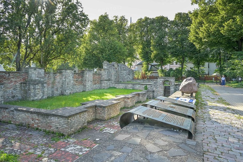 Ruins, Great Synagogue Memorial, Holocaust Memorial, Dzirnavu iela, Latgales, Riga, Latvia