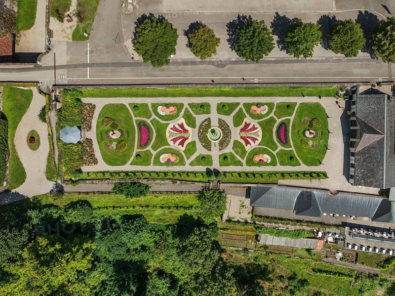 Castle Park, Langenburg Castle, Langenburg, Hohenlohe, Baden-Württemberg, Germany, Langenburg, Hohenlohe, Baden-Württemberg, Germany