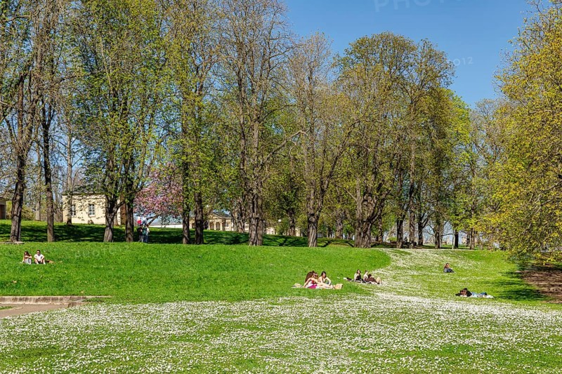 Spring in Rosenstein Park, Stuttgart, Baden-Württemberg Germany