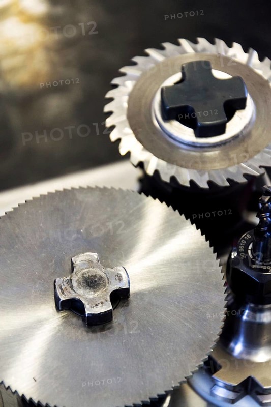Modern CNC milling machine cutters, industry 4.0 concept Prague Czech republic