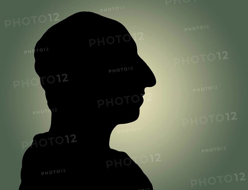 Silhouette of James Hutton, 1726 – 1797, Scottish geologist, agriculturalist, chemical manufacturer, naturalist and physician, the Father of Modern Geology, digitally edited