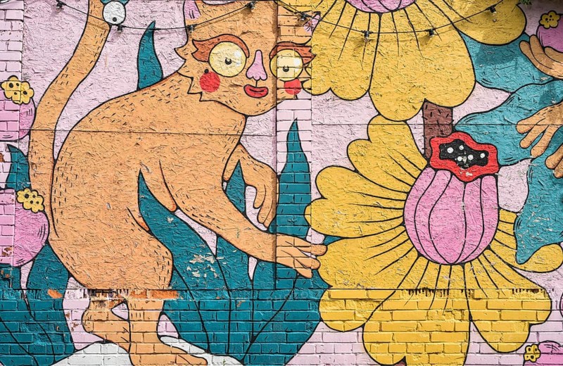 Street art, wall painting, Telliskivi Creative Campus, Kalamaja, Tallinn, Estonia