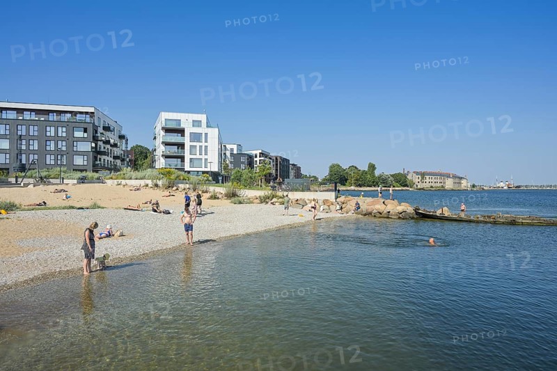 Kalarand new building district, Kalaranna Kvartal, beach, Kalamaja, Tallinn, Estonia
