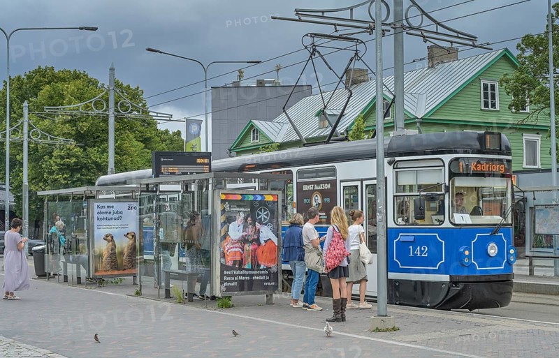Tram, tram, Balti Jaam, Kalamaja, Tallinn, Estonia