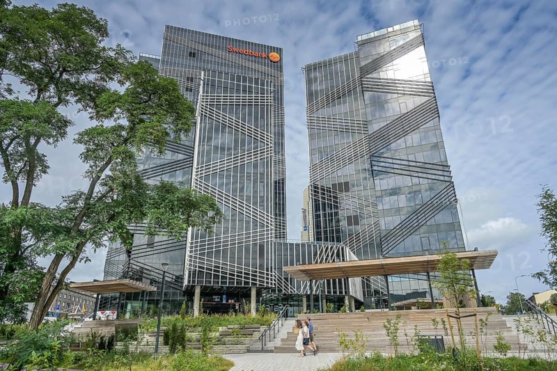 Skyscraper, Swedbank, Arteri kvartal office building, Tallinn, Estonia