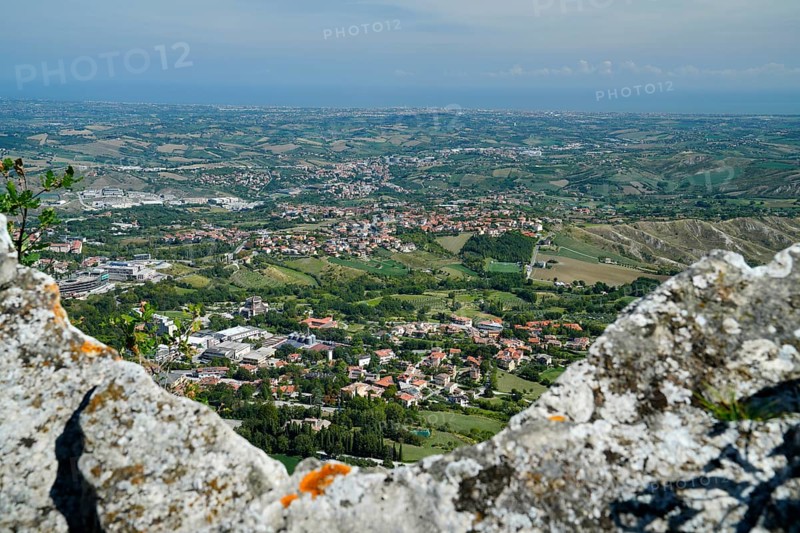View of the countryside of Torre del Montale, San Marino, Republic of San Marino, Italy