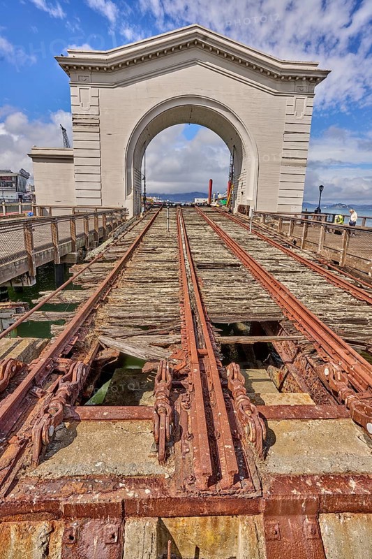 Shipyard near Fishermans Wharf in San Francisco, California, USA