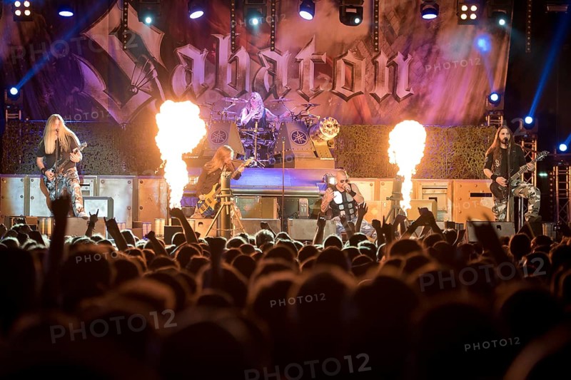 WROCLAW, POLAND - AUGUST 29, 2016: Concert Sabaton during festival wROCK for freedom