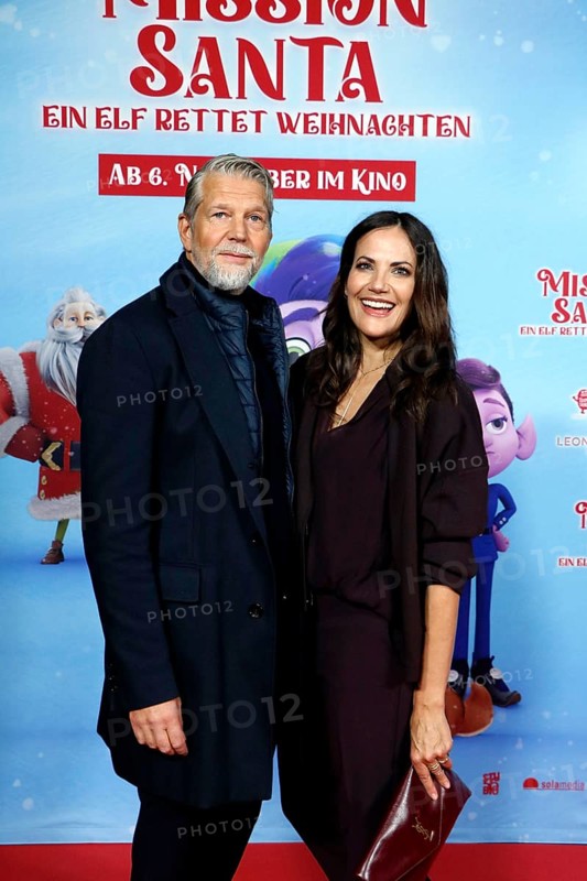 Kai Wiesinger and Bettina Zimmermann at a special screening of MISSION SANTA - AN ELF SAVES CHRISTMAS at the Kulturbrauerei in Berlin on 25.10.2025