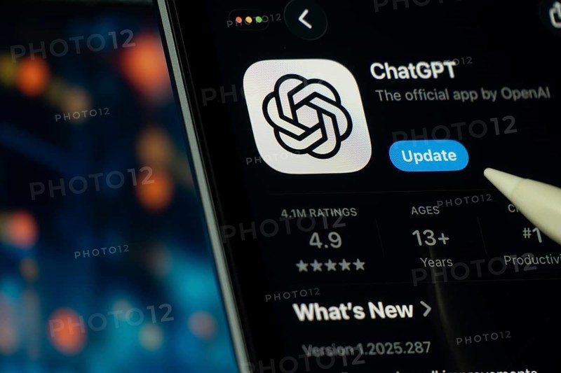 Dhaka, Bangladesh- 24 Oct 2025: A iPad screen displaying the ChatGPT app on App store