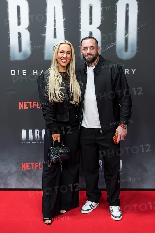 Dominique Eckerlin and Christian Eckerlin at the premiere of the Netflix film Babo at the Astor Film Lounge Berlin on 24.10.2025
