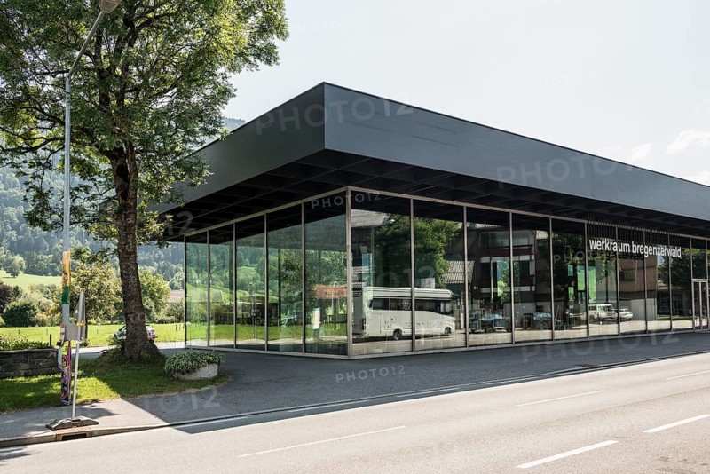 Werkraum Bregenzerwald, architect Peter Zumthor, Andelsbuch, Bregenzerwald, Vorarlberg, Alps, Austria
