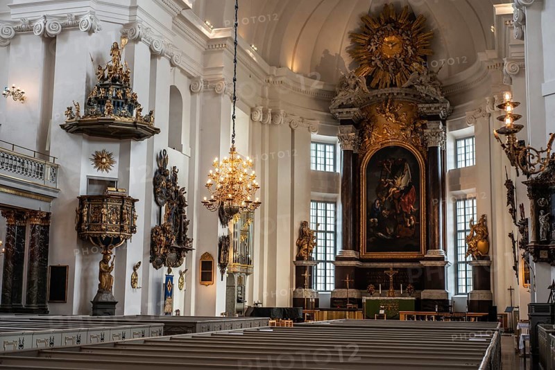 Interior of the Cathedral in Kalmar, Småland, Sweden Scandinavia