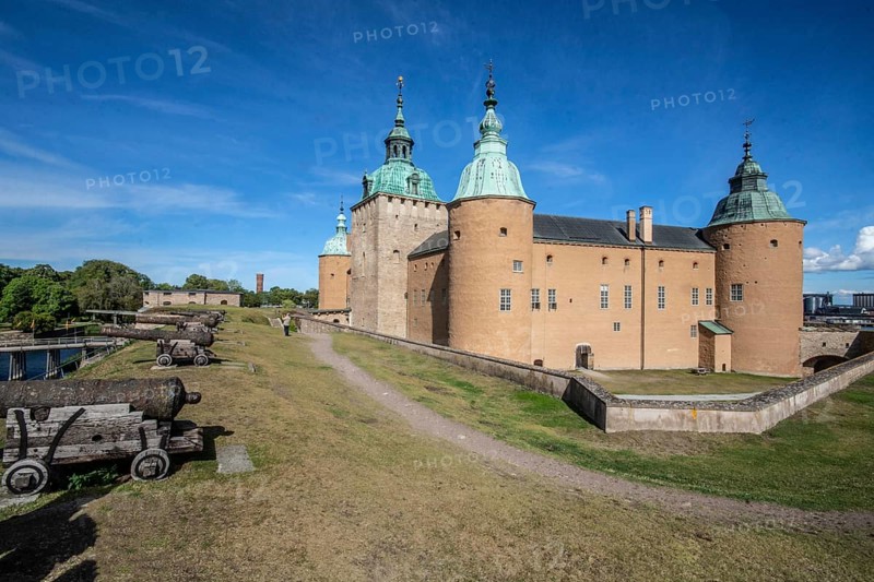 The mediaeval castle in Kalmar, Smaland, Sweden, Scandinavia