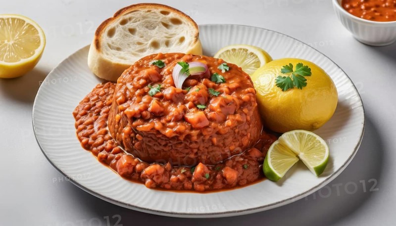 This hearty lentil stew is a flavorful and satisfying meal, perfect for a cozy dinner or lunch, AI generated