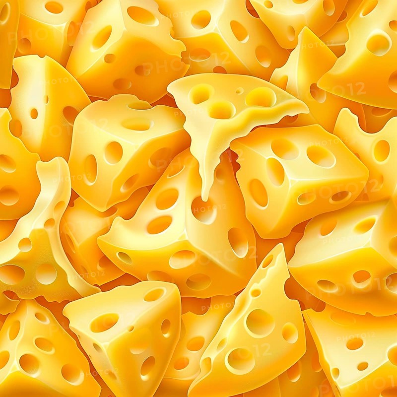 Delicious maasdam cheese, pattern, AI generated