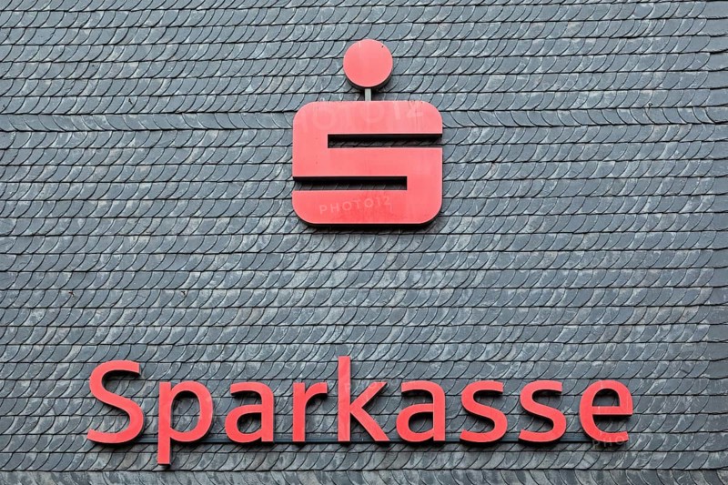 Logo, Sparkasse, Schiefer, Olpe, Sauerland, North Rhine-Westphalia, Germany