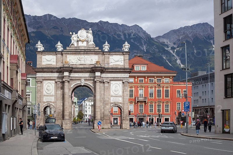 Triumphal gate, Innsbruck, Tyrol, Austria