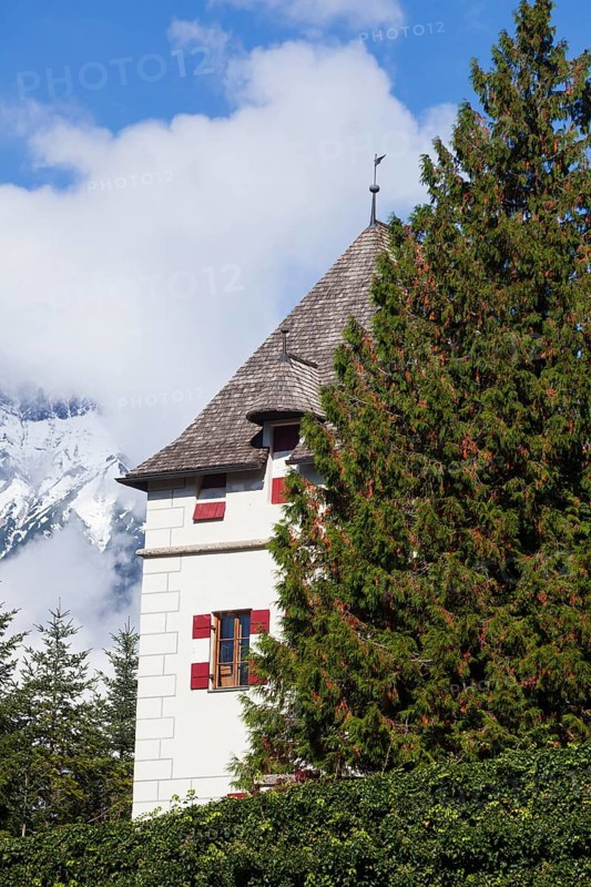 Tower, Ambras Castle, Innsbruck, Tyrol, Austria