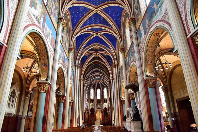 Saint-Germain-des-Prés Church in Paris, France