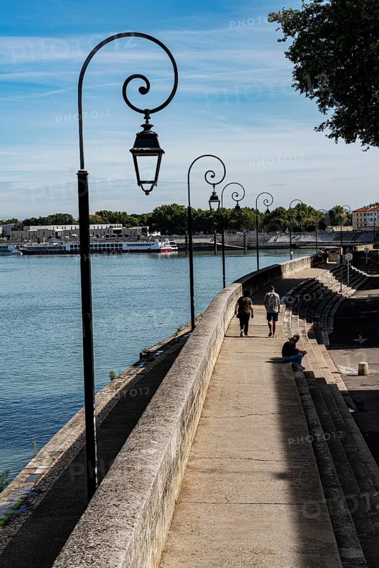 Rhone, Promenade, Arles, France