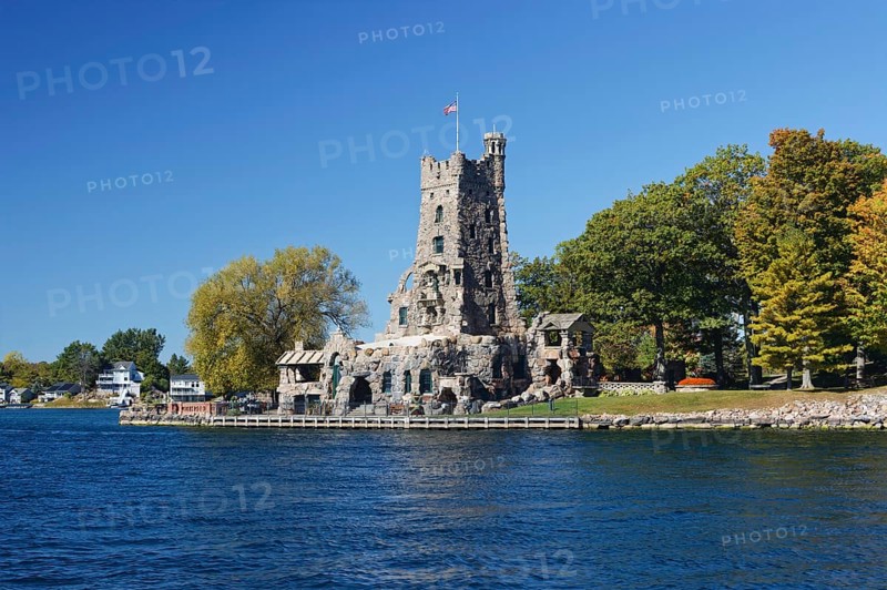 Boldt Castle, Alster Tower, Saint Lawrence River, Thousand Islands, Province of Ontario Canada, New York USA