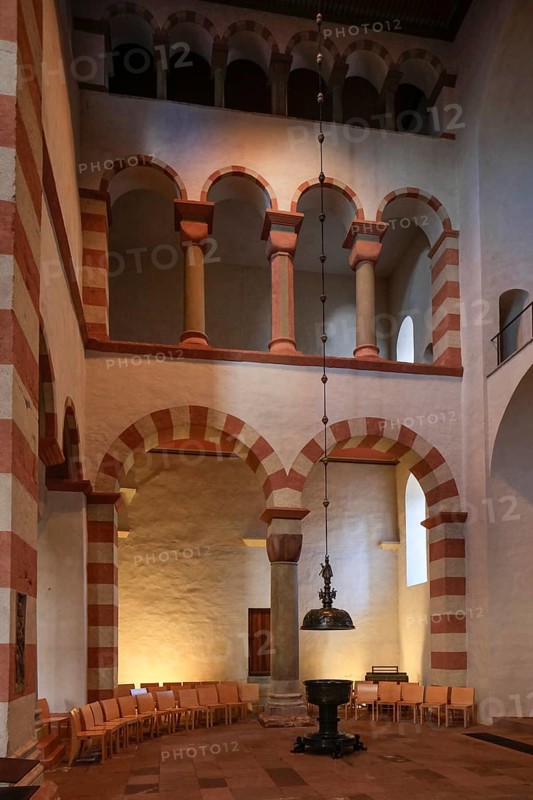 Michaelis Church or St. Michaelis, Ottonian church in pre-Romanesque or early Romanesque style, UNESCO World Heritage Site, Hildesheim, Lower Saxony, Germany