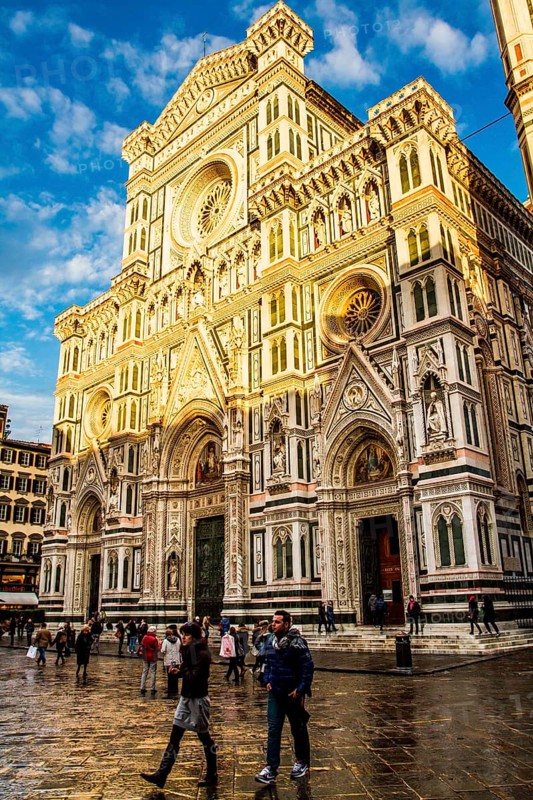 Florence Cathedral (Basilica di Santa Maria del Fiore). Florence, Province of Florence, Italy. 21.12.2012