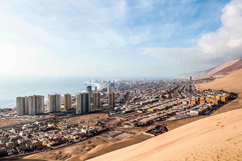 City of Iquique viewed from Cerro Dragon. Iquique, Tarapaca Region, Chile. 19.11.15
