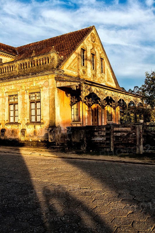 Old colonial house in Rancho Queimado. Rancho Queimado, Santa Catarina, Brazil