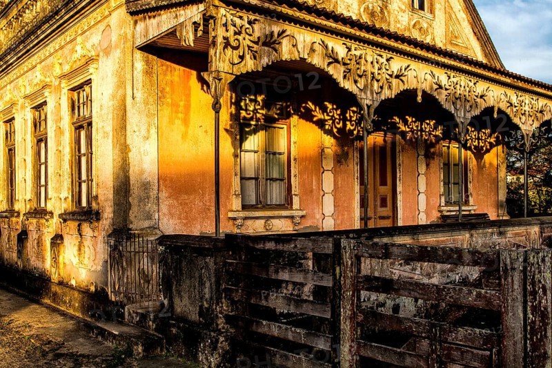 Old colonial house in Rancho Queimado. Rancho Queimado, Santa Catarina, Brazil