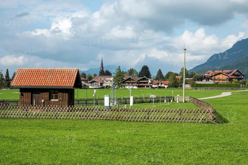 Weather Station, Oberstdorf, Oberallgäu, Allgäu, Bavaria, Germany